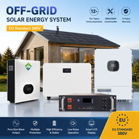 Maßgeschneidertes 10KW 15KW 20KW 30KW Off-Grid Solarenergiesystem Komplettset mit MPPT-Regler Hybrid für den Hausgebrauch