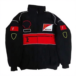 ชุดแข่งรถเรโทร F1 สำหรับผู้ชาย ผู้ใหญ่ ฤดูร้อน คุณภาพสูง ระบายอากาศได้ดี ลายพิมพ์ เสื้อแจ็คเก็ตขี่มอเตอร์ไซค์ แบบบาง - Product Image 4