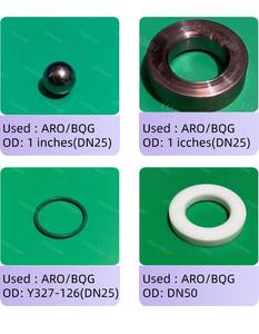 Diafragma bomba acessórios pneumáticos PTFE bola BQG/ARQ/QBY Tee DN50 - Product Image 5