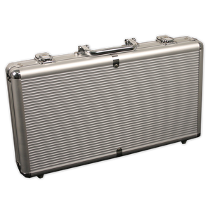 Étui en aluminium pour jetons de poker pouvant accueillir 300 jetons avec plateau, récipient durable et élégant pour votre jeu - Product Image 2