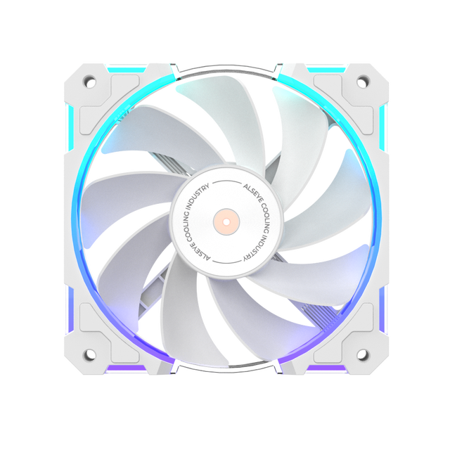 ALSEYE High Profermance W12-Plus-W White Color PC Cooler 120mm ARGB case Fan for Pc Gaming