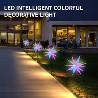 Guirlande lumineuse LED PVC Joystar Starlight avec interrupteur pour décoration de fête en extérieur, Noël et événements