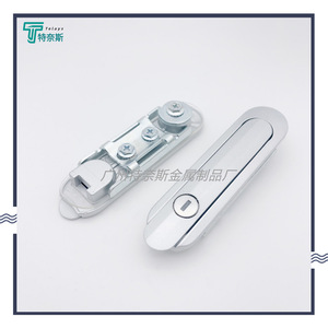 AB403 Lever <b>Lock</b> Aluminum Folding Key <b>Cabinet</b> Door <b>Lock</b> Industrial Durable - Product Image 5