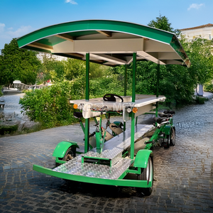 Tricycle à pédales pour 6 passagers, idéal pour les visites touristiques, les fêtes, les conférences ou comme vélo de type Surrey pour la dégustation de bière - Product Image 6