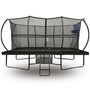 Trampoline d'extérieur robuste avec filet de protection pour le plaisir des sauts en famille dans le jardin - Product Image 1