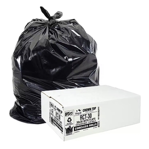 Factory Price Quick Tie Unscent Customized Strong <b>Large</b> Trash Bags Coreless Rolls Made in Vietnam Supplier With Durability OEM - Product Image 1