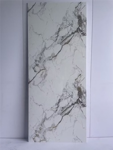 Panneau mural de douche en PVC gris marbre de Carrare 1/1,2 m, qualité supérieure, imperméable, finition UV, panneau décoratif pour salle de bain - Product Image 5
