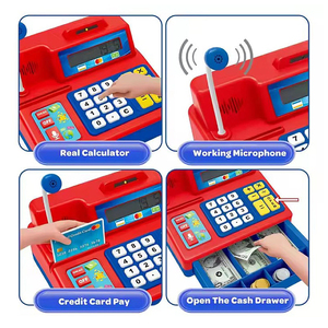 Juguete de Caja Registradora Jinying, Calculadora de Juego de Imitación, Juguete de Caja para Niños, Juego de Roles de Cajero para Educación Financiera - Product Image 3