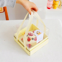 Boîte à gâteaux d'emballage en carton de luxe Desserts Anniversaire Pâtisserie Mini Mariage