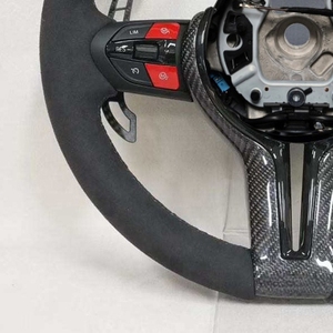 Volant de direction de voiture en Alcantara en stock pour <span class=keywords><strong>BMW</strong></span> F30 F35 F10 F15 F36 F20 F22 F25 F32 <span class=keywords><strong>F80</strong></span> F85 M3 M5 E70 E90 <span class=keywords><strong>M</strong></span> Volant de direction sport - Product Image 4