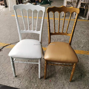 Sedie Impilabili Napoleon Economiche per Matrimoni in Oro, <span class=keywords><strong>Argento</strong></span> <span class=keywords><strong>e</strong></span> Bianco - Product Image 6