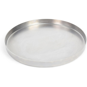 Plateau de cuisson rond antiadhésif commercial en acier inoxydable, plateau à pizza, plateau à fromage, outils de cuisson - Product Image 1