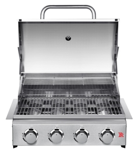 Parrilla de barbacoa de Gas multifunción de acero inoxidable resistente, <span class=keywords><strong>asador</strong></span> integrado para cocina moderna al aire libre para salpicaduras de apartamento - Product Image 6