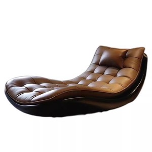 Divano Reclinabile di <span class=keywords><strong>Design</strong></span> Lussuoso e Artistico, Poltrona Singola in Pelle per <span class=keywords><strong>Soggiorno</strong></span> e Camera da Letto, Arredamento per la Casa - Product Image 5