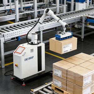 Bras de robot collaboratif à 6 axes pour la manutention et l'empilage de palettes, moteur PLC, multi-tension, dimensions personnalisables, système d'emballage, boîte de vitesses - Product Image 2