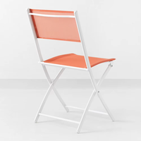 Chaises pliantes d'extérieur en métal TIPTOP 2026 pour patio, jardin, plage - Design moderne