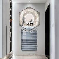 Moderne HD Imprimé Animal Paysage Alien Cadre Toile Mur Art Populaire Décor À La Maison Cristal Porcelaine Peinture Comprend Un Support