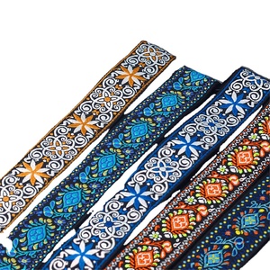Correa <span class=keywords><strong>de</strong></span> Guitarra Nefelibata con Bordado Jacquard <span class=keywords><strong>de</strong></span> Algodón y Cuero Crazy Horse para Bajo Eléctrico, Acústico y Material Plástico - Product Image 2
