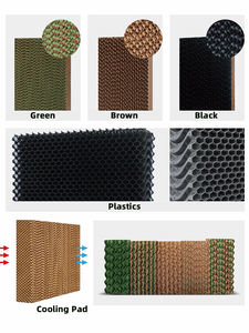 Coussin d'eau en papier kraft pour serre à tomates, rideau rafraîchissant avec tailles personnalisables pour environnements avicoles et serres - Product Image 1