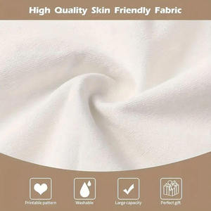 Qualité Eco Shopping Épicerie Travail Apprendre Camping Simple Épaule Multicolore Épais Coton Toile Sacs Fourre-Tout - Product Image 6