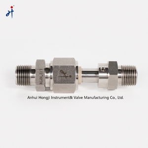 Thép không gỉ 1/2 "MNPT cách điện Doanh swagelok loại chủ đề phụ kiện nén - Product Image 3