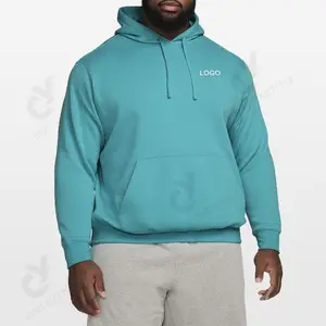 Costume De Luxe Épais Essentials Hoodies Logo Personnalisé Sweat À Capuche Surdimensionné Polaire 100% Coton 400 Gsm Cropped Heavyweight Hoodie