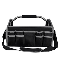 Sacs à outils de detailing automobile OEM portables de haute qualité, résistants à l'eau (600D/1680D), multi-compartiments, avec poche extérieure pliable à ouverture supérieure