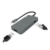 Périphériques Accessoires Hub Usb 3.0 Station d'accueil 4 ports C Chargeur Station d'accueil pour ordinateur portable Chargeur Ordinateur portable 12 en 1 Hub Usb C