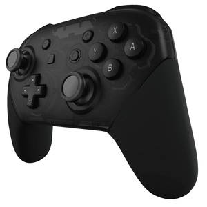 EXtremeRate Black Replacement Handle Grips <b>Case</b> Cover Soft Touch DIY Hand Grip Shell Housing for Nintendo <b>Switch</b> Pro Controller - Product Image 4