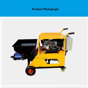 Máquina de pulverización de mortero de cemento 5 M/H Máquina de hormigón Bomba Para pulverización de mortero de hormigón - Product Image 5