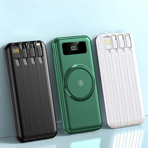 พาวเวอร์แบงค์พกพา กันน้ำ ไร้สาย ความจุ 10000mAh สายในตัว หน้าจอ LED ชาร์จแม่เหล็ก ช่องต่อ C อินพุต ช่องจ่ายไฟแบบ Universal ชาร์จเร็ว - Product Image 6