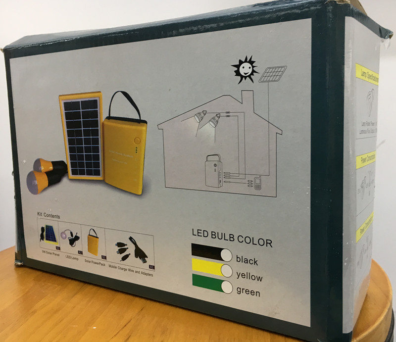 Mini Solar Panel Light Station Radio Lighting Generator Home Portable Solar Power Energy System · image 6