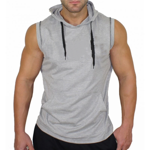 Débardeur ample et confortable à capuche pour hommes, tendance personnalisée, débardeur Hip Hop de rue sans manches - Product Image 5