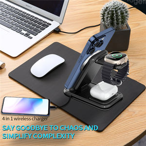 <span class=keywords><strong>Carga</strong></span> inalámbrica magnética 3 en 1 Identificación de Dispositivo inteligente Potencia de salida segura <span class=keywords><strong>Cargador</strong></span> inalámbrico magnético plegable portátil - Product Image 6