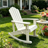 Chaises de jardin de bonne qualité, chaise Adirondack en plastique HIPS, chaise à bascule Adirondack