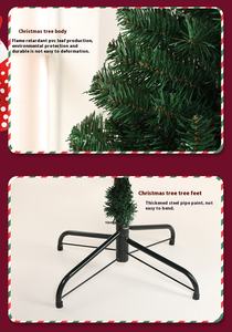 شجرة عيد الميلاد الاصطناعية الجديدة لعام 2026 بطول 7 أقدام من البلاستيك PVC بسعر منخفض، ديكور للعطلات، زينة للمنزل والفنادق ومراكز التسوق، شجرة عيد الميلاد من البلاستيك PVC - Product Image 4