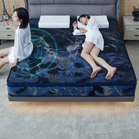 Rouleau unique en boîte Chambre à coucher taille personnalisée Éponge haute densité à retenir Mousse latex poche individuelle Ressort hybride Matelas