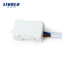 Adaptateur d'éclairage LED anti-scintillement LIVOLO avec module de stabilisation de charge à condensateur pour interrupteur tactile intelligent à fil unique