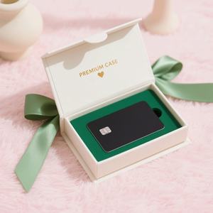 Custom <b>Gold</b> Stamp Eco Friendly Magnetic Packaging Decorative Boxes VIP Credit Card Paper <b>Box</b> with Ribbon Eva Insert - Product Image 1