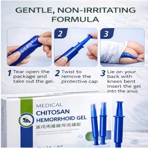 Gel Herbolario para <span class=keywords><strong>Hemorroides</strong></span> a Base de Carbomer, Fábrica China |   Gel de Aplicación <span class=keywords><strong>Rectal</strong></span> OEM ODM - Product Image 2