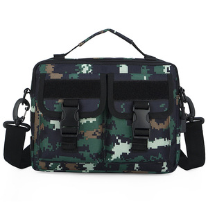 Wholesale New Camouflage Men's Outdoor Tactical Crossbody Backpack <b>Nylon</b> <b>Shoulder</b> <b>Bag</b> Three-Use USB Charging Handbag - Product Image 5