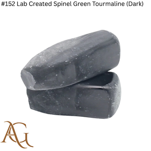 Espinela Cultivada en Laboratorio # 152 Esferas de Turmalina Verde (Oscura) de Espinela Creada en Laboratorio, Sintética, Simulada por Fusión de Llama - Product Image 3