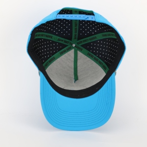 Gorra de béisbol deportiva de 5 paneles estilo urbano para hombre, impermeable, 100% poliéster, con cuerda, corte láser, tela Oxford, para correr - Product Image 5