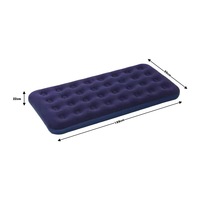 Matelas Gonflable Nid d'Abeille Floqué Transfrontalier le Plus Vendu avec Pompe Externe – Confort Optimal pour une Nuit de Sommeil Réparatrice