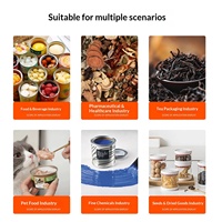 Machine de scellage de boîtes de café pour poudre de thé matcha, scellage hermétique, électrique semi-automatique, qualité alimentaire, pour magasin