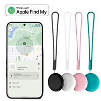 Mini Traceur Intelligent Étanche Anti-Perte pour Clés avec Fonction Localisation et Porte-clés Compatible Apple Find My (iOS)
