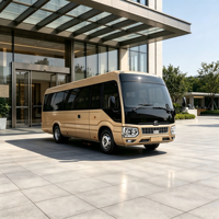 Bus Coaster TENGLONG à conduite à gauche de 7,2 m, Euro 5, Yuchai, 23 places, bus navette LHD