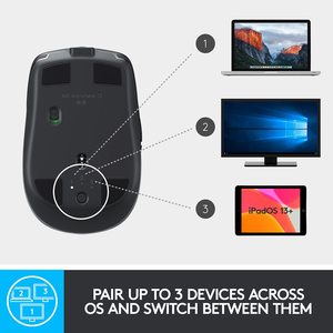 Souris sans fil Bluetooth rechargeable Anywhere 2s, 100% originale, vente en gros, Mx Anywhere 2s - Product Image 6