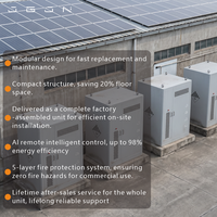 Armoire de stockage d'énergie industrielle et commerciale tout-en-un 261H 261kWh à refroidissement liquide, IP55 C5, anticorrosion, ESS haute altitude 5000m pour station de ski