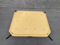 Conteneur Chariot Isotherme Rotomoulé Moderne 660L Écologique Réutilisable Portable Anti-fuite pour Panneaux Solaires, Paniers, Chaises, Boîtes et Aliments